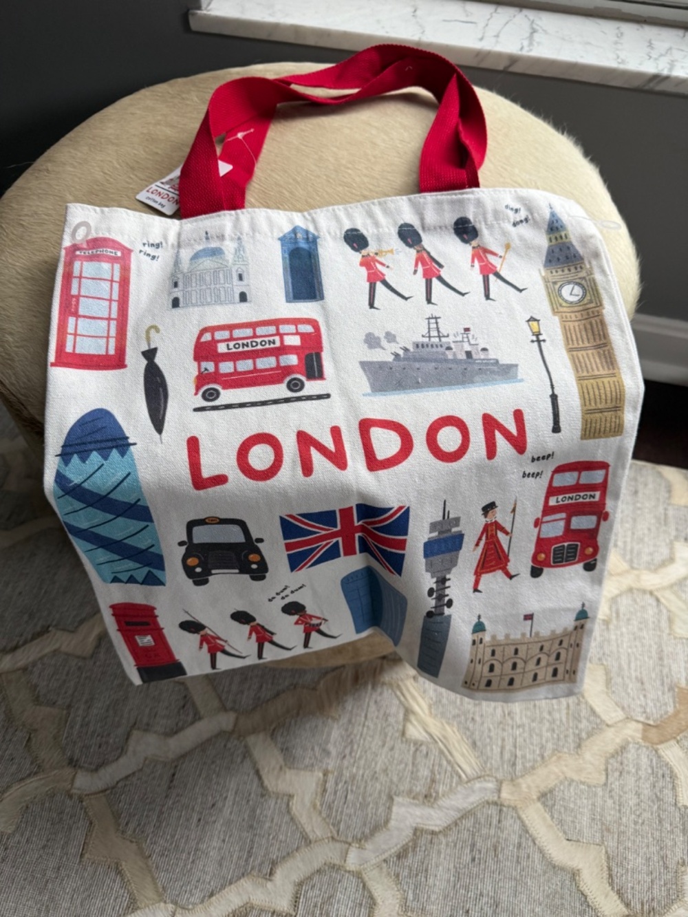 Canvas Tote Bag from London